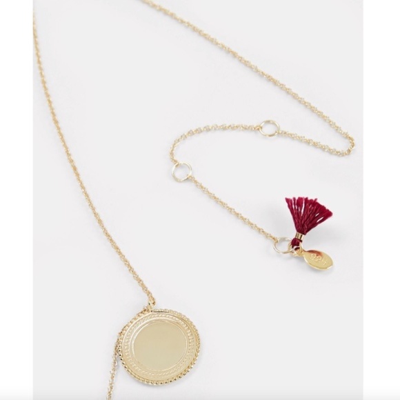 SHASHI Theodora Disc Pendant Necklace - Picture 1 of 8